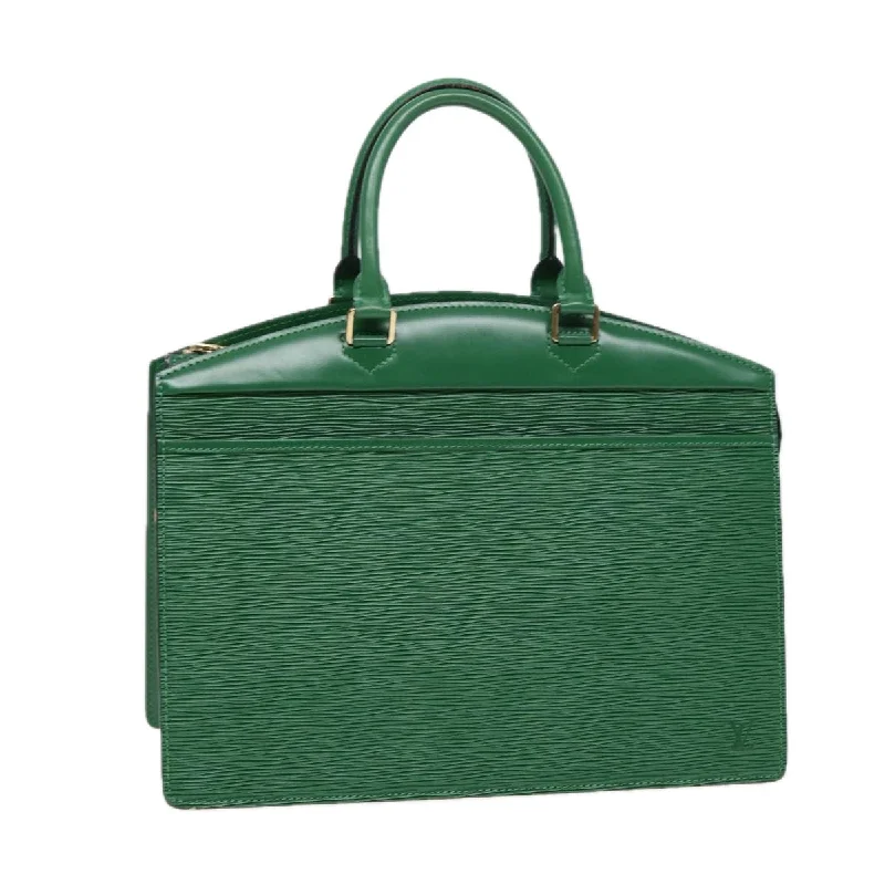 Louis Vuitton bags for summer vacationsLOUIS VUITTON Epi Riviera Hand Bag Green M48184 LV Auth 87934