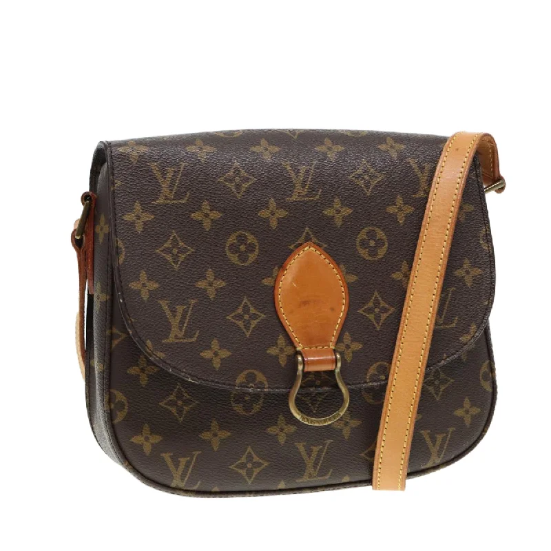 Louis Vuitton bags for flight attendantsLOUIS VUITTON Monogram Saint Cloud GM Shoulder Bag M51242 LV Auth ep5259