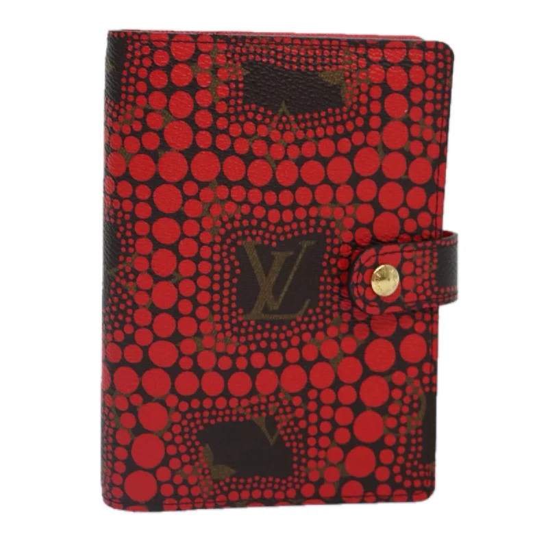 Louis Vuitton bags for hikersLOUIS VUITTON Yayoi Kusama Agenda PM Day Planner Cover Red R21132 LV Auth 88054