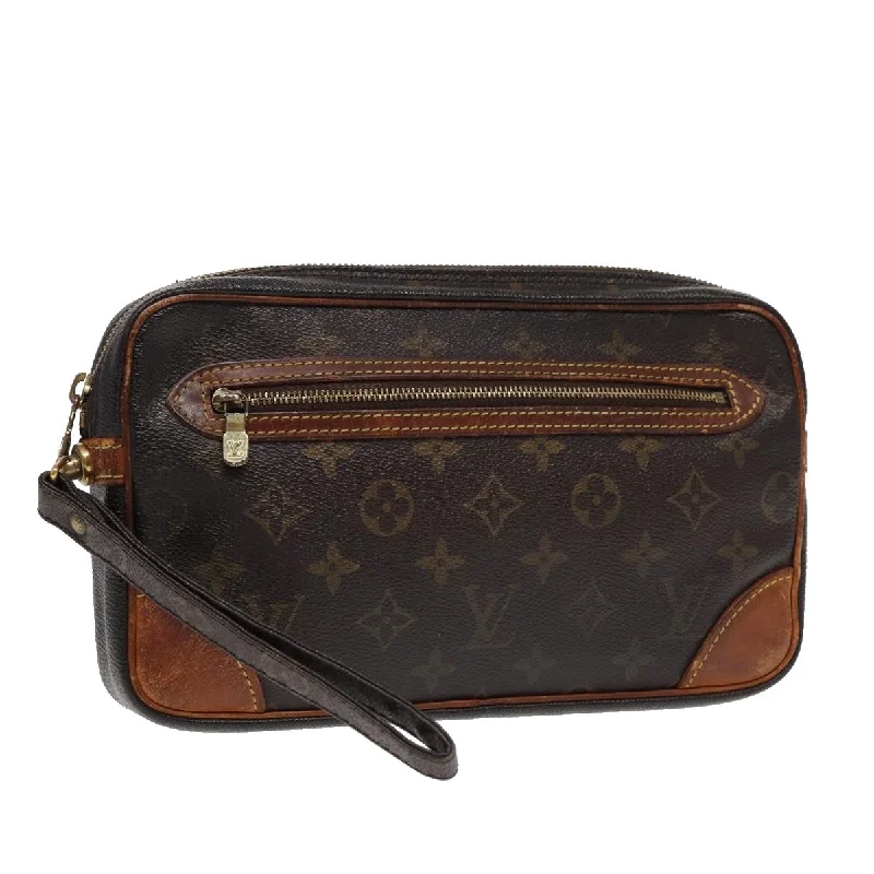 Louis Vuitton bags for bohemian aestheticsLOUIS VUITTON Monogram Marly Dragonne GM Clutch Bag M51825 LV Auth 86775