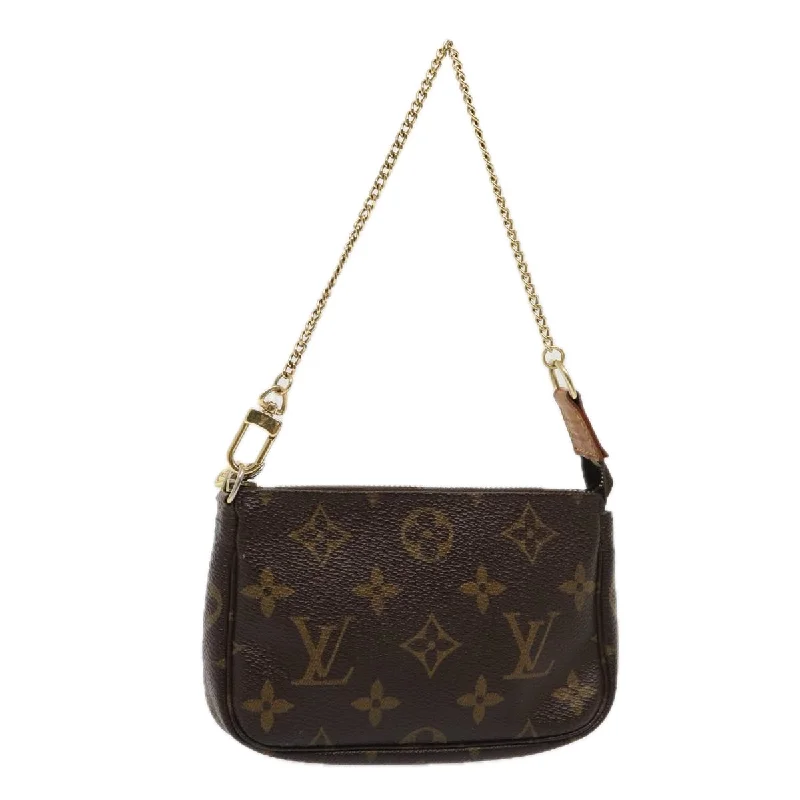 Louis Vuitton bags for hikersLOUIS VUITTON Monogram Mini Pochette Accessoires Pouch M58009 LV Auth 87389