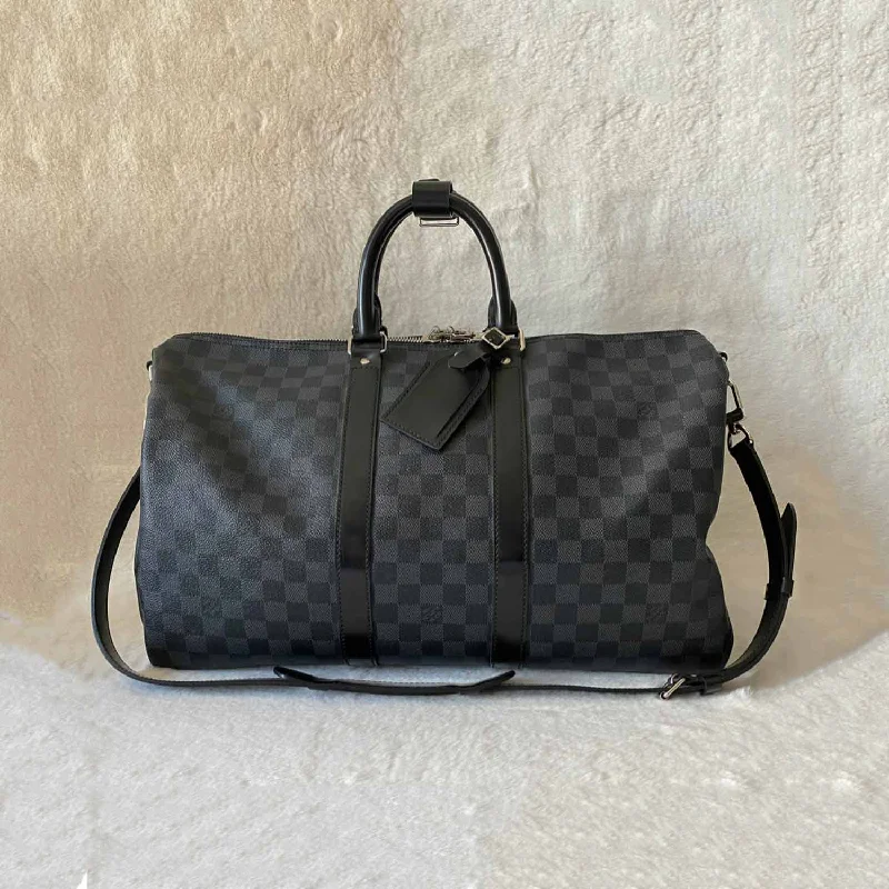 Louis Vuitton bags for hairstylistsLouis Vuitton Damier Graphite Keepall 45 Bandouliere