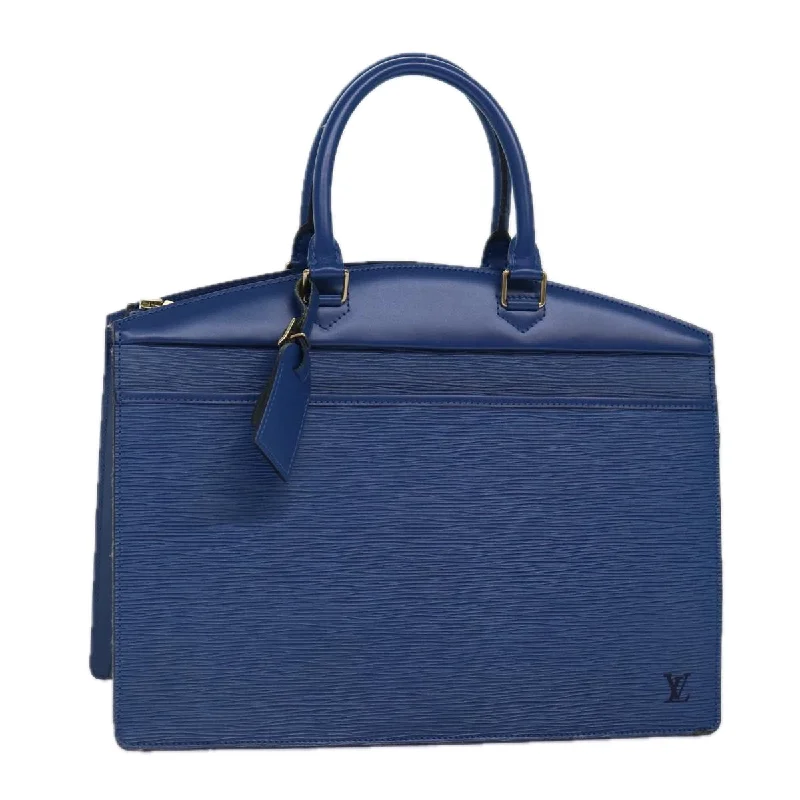 Louis Vuitton bags for social media influencersLOUIS VUITTON Epi Riviera Hand Bag Blue M48185 LV Auth 86851