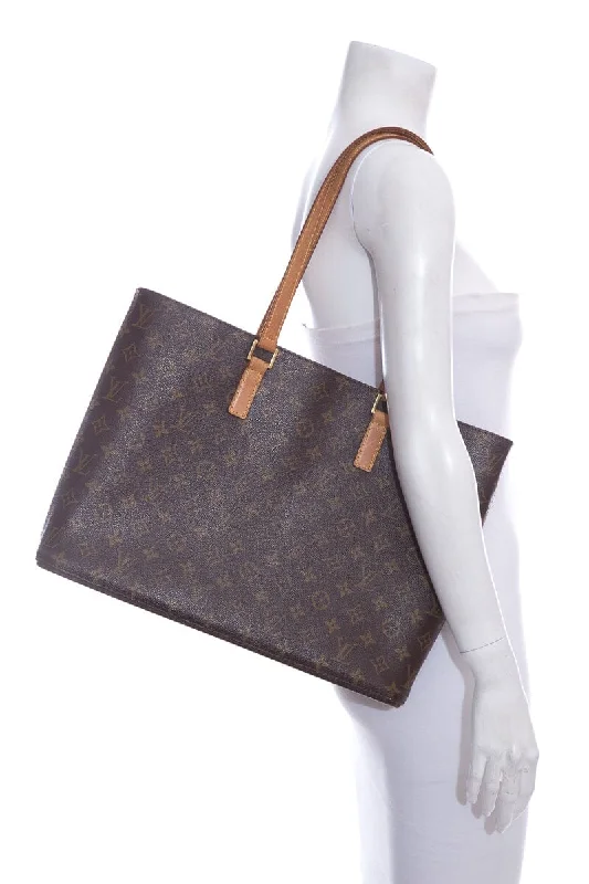 Louis Vuitton bags for graphic designersLouis Vuitton 2001 Brown Luco Monogram Canvas Handbag