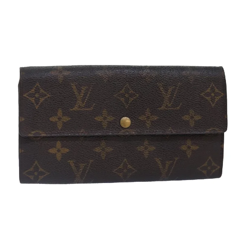 Louis Vuitton bags for cyclistsLOUIS VUITTON Monogram Portefeuille Sarah Long Wallet M60531 LV Auth bs16886