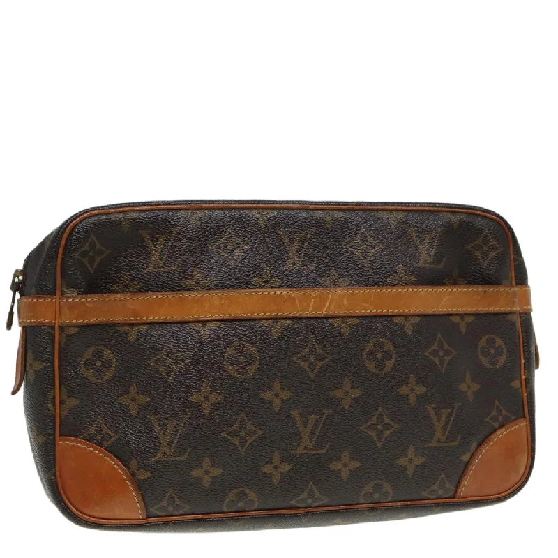 Louis Vuitton bags for dancersLOUIS VUITTON Monogram Compiegne 28 Clutch Bag M51845 LV Auth 87211