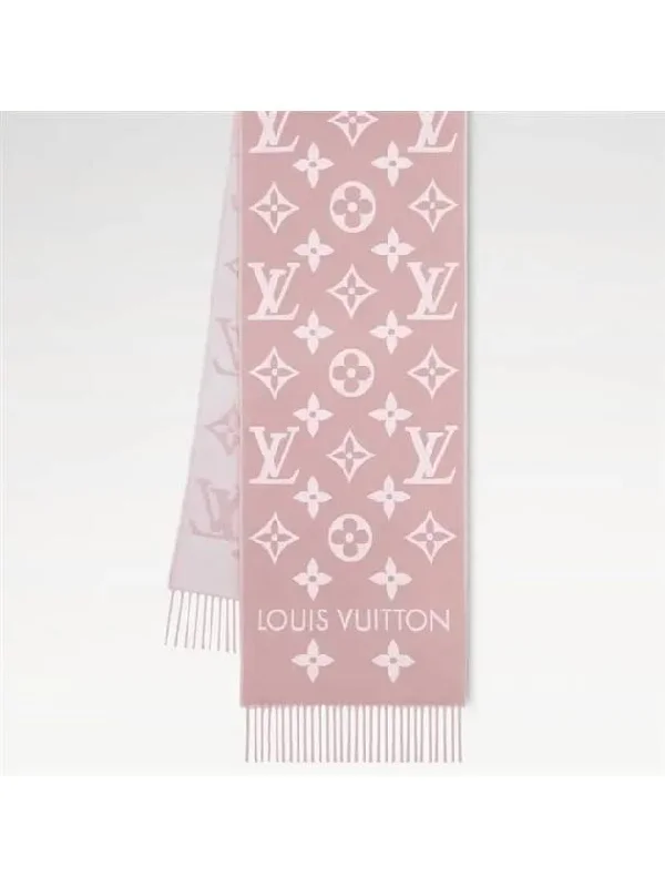 Louis Vuitton bags with monogram canvasLouis Vuitton LV Essential Scarf Monogram Beju Rose M77854