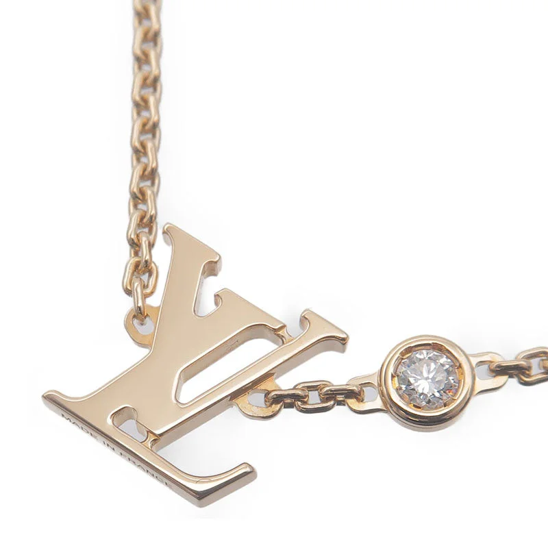 Louis Vuitton bags in classic brown colorLouis Vuitton Pendentif Idylle Blossom Diamond Necklace Q93626