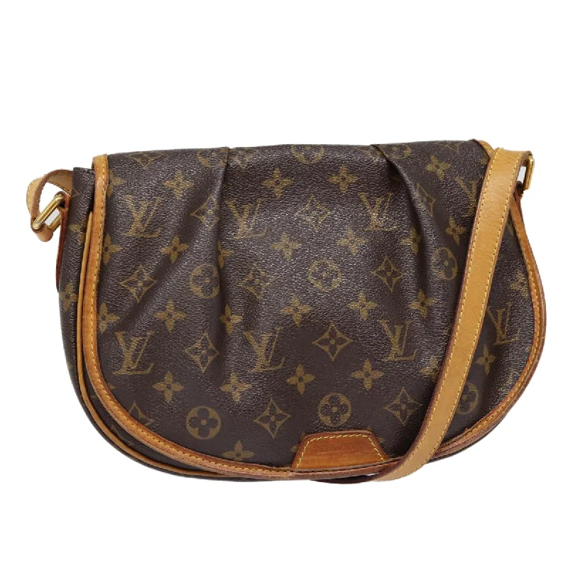 Louis Vuitton bags for tall womenLOUIS VUITTON Monogram Menilmontant PM Shoulder Bag M40474 LV Auth 87593