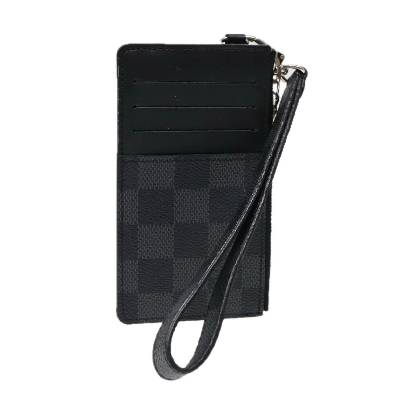 Louis Vuitton bags with leather trimsLOUIS VUITTON Damier Graphite Play Phone 8 iPhone Case N60074 LV Auth 87852