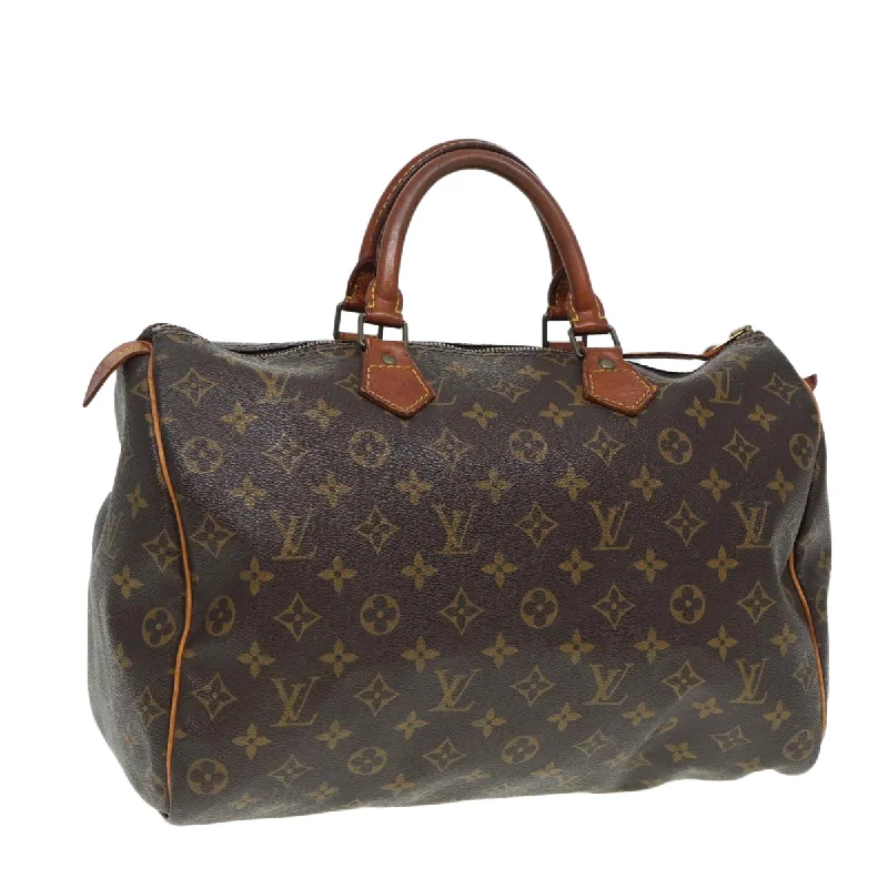 Louis Vuitton bags for bohemian aestheticsLOUIS VUITTON Monogram Speedy 35 Hand Bag M41524 LV Auth 84104