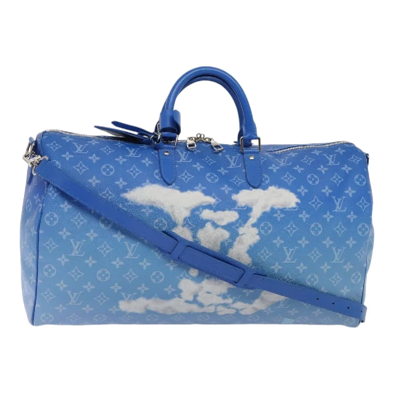 Louis Vuitton bags for office workersLOUIS VUITTON Monogram Clouds Keepall Bandouliere 50 Bag M45428 LV Auth yk14164A