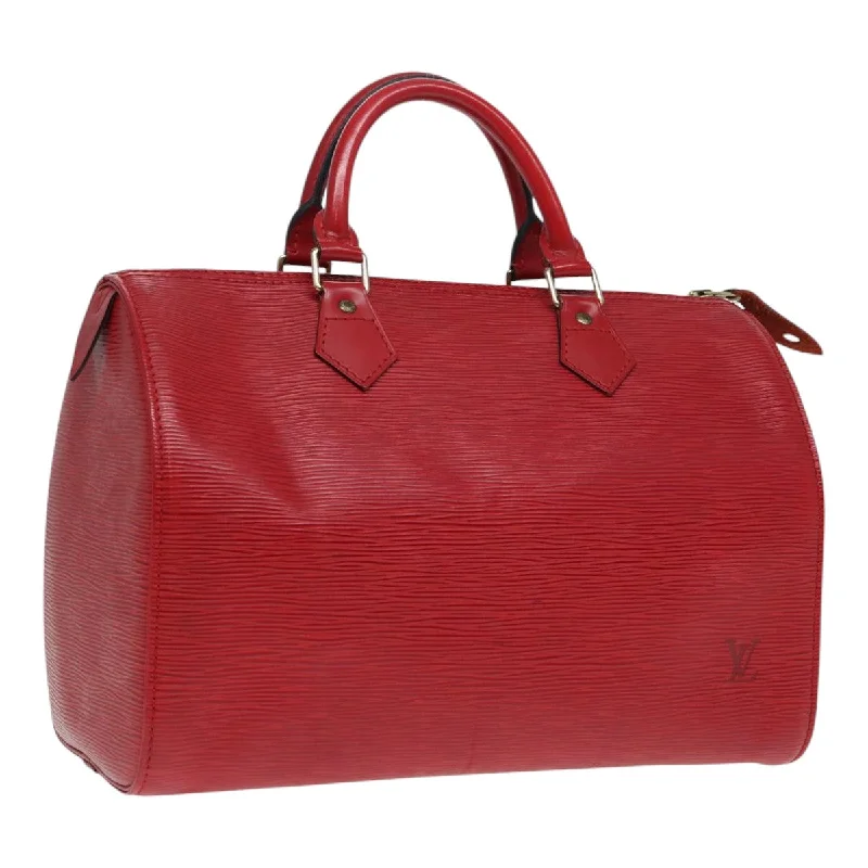 Louis Vuitton bags for bookwormsLOUIS VUITTON Epi Speedy 30 Hand Bag Castilian Red M43007 LV Auth 87485