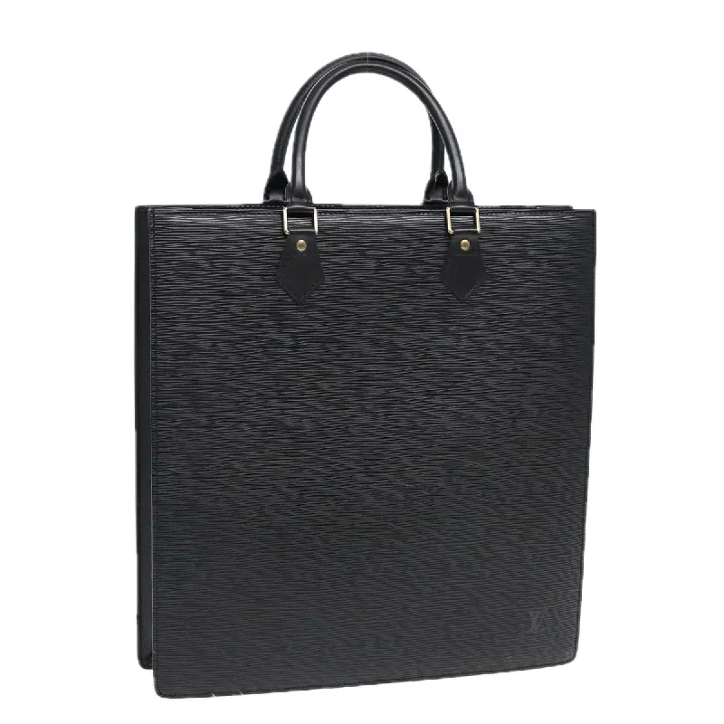 Louis Vuitton bags for bridal partiesLOUIS VUITTON Epi Sac Plat Hand Bag Black M59082 LV Auth 87501