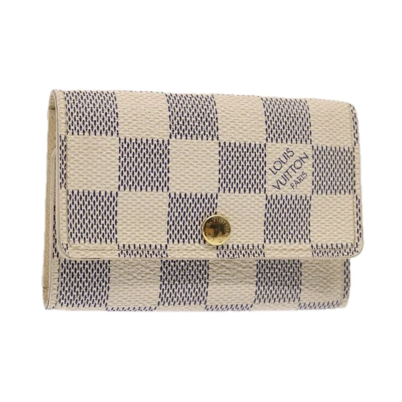 Louis Vuitton bags for golfersLOUIS VUITTON Damier Azur Multi Cles 6 Key Case N61745 LV Auth 87470