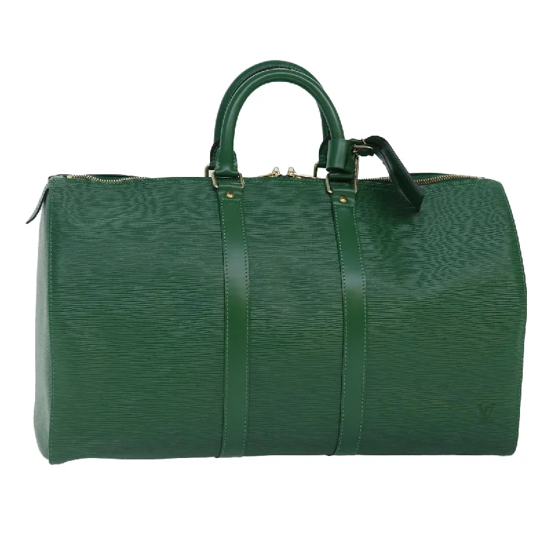 Louis Vuitton bags for single parentsLOUIS VUITTON Epi Keepall 45 Boston Bag Green M42974 LV Auth mr397