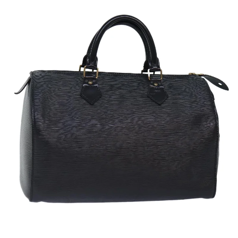 Louis Vuitton bags for bookwormsLOUIS VUITTON Epi Speedy 30 Hand Bag Noir Black M43002 LV Auth 81811