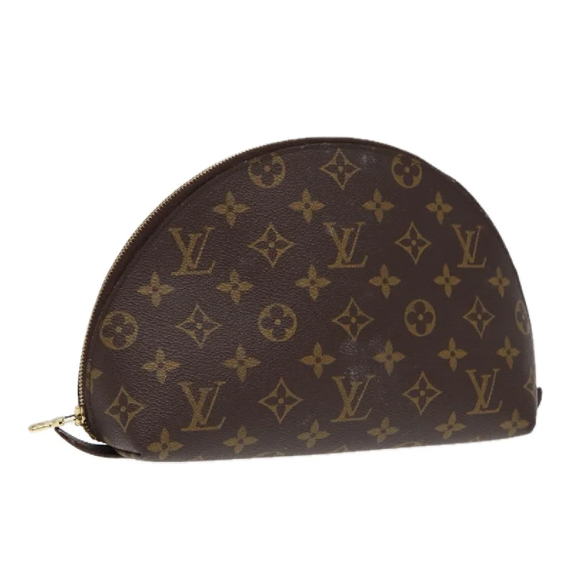 Louis Vuitton bags for single parentsLOUIS VUITTON Monogram Trousse Demi Ronde Cosmetic Pouch M47520 LV Auth 86597