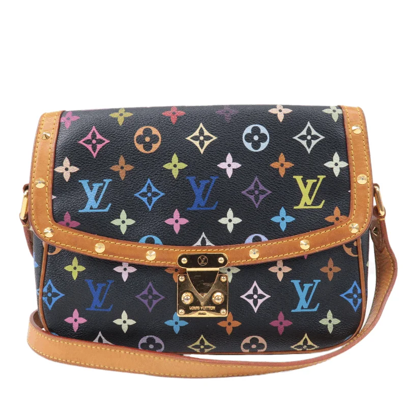 Louis Vuitton bags for eco - friendly consumersLouis Vuitton Multi Color Sologne Shoulder Bag Noir M92639