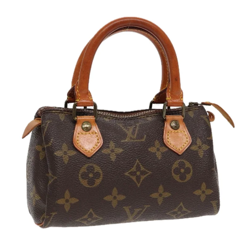 Louis Vuitton bags in classic brown colorLOUIS VUITTON Monogram Mini Speedy Hand Bag M41534 LV Auth 87550