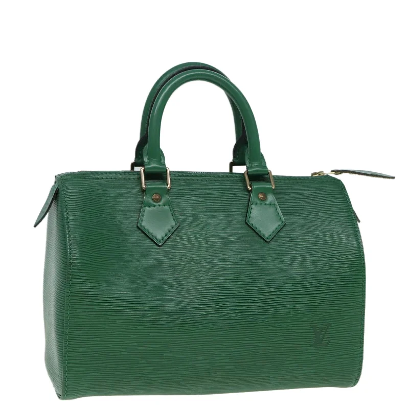 Louis Vuitton bags for second - hand buyersLOUIS VUITTON Epi Speedy 25 Hand Bag Borneo Green M43014 LV Auth 86857