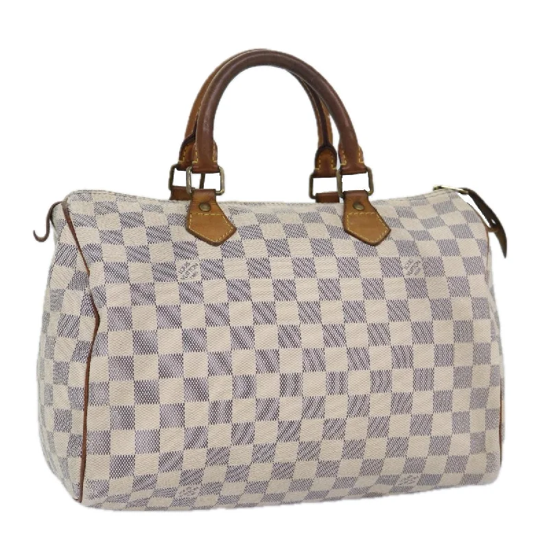 Louis Vuitton bags for modelsLOUIS VUITTON Damier Azur Speedy 30 Hand Bag N41533 LV Auth 86862