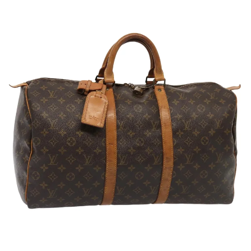 Louis Vuitton bags for luxury travelLOUIS VUITTON Monogram Keepall 50 Boston Bag M41426 LV Auth fm3687