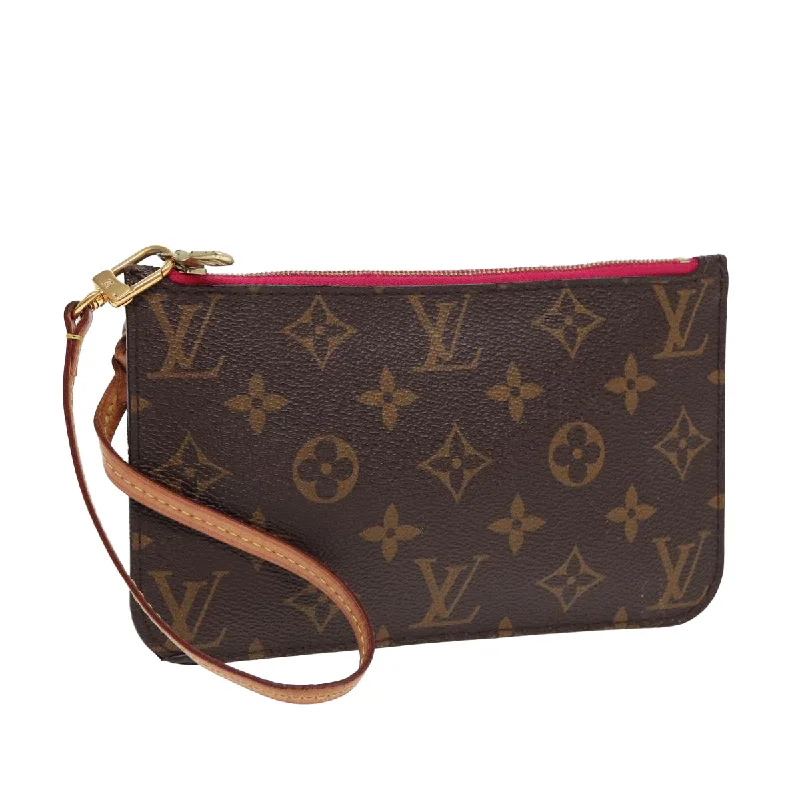 Louis Vuitton bags for golfersLOUIS VUITTON Monogram Neverfull PM Pouch LV Auth 86633