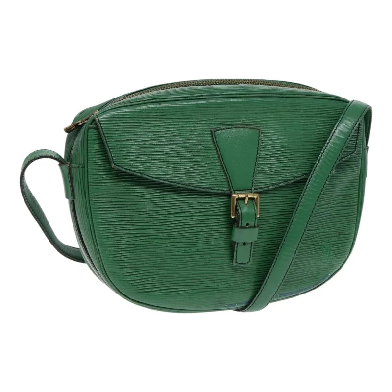 Louis Vuitton bags for golfersLOUIS VUITTON Epi Jeune Fille MM Shoulder Bag Green M52154 LV Auth 86815