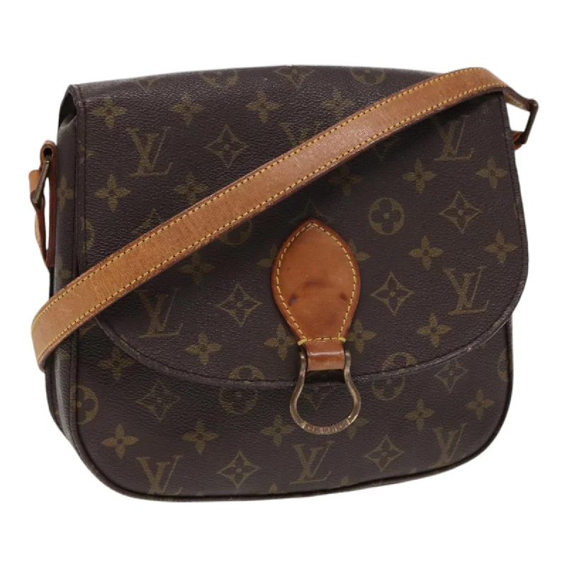 Louis Vuitton bags for winter fashion looksLOUIS VUITTON Monogram Saint Cloud GM Shoulder Bag M51242 LV Auth 87184