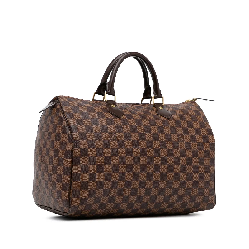 Louis Vuitton bags for high - end shoppersLouis Vuitton Speedy 35 Damier Ebene Canvas