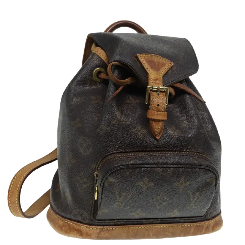 Louis Vuitton bags for new parentsLOUIS VUITTON Monogram Montsouris PM Backpack M51137 LV Auth 87701