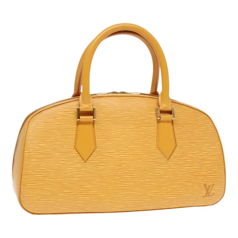 Louis Vuitton bags for athletesLOUIS VUITTON Epi jasmine Hand Bag Tassili Yellow M52089 LV Auth ep5435