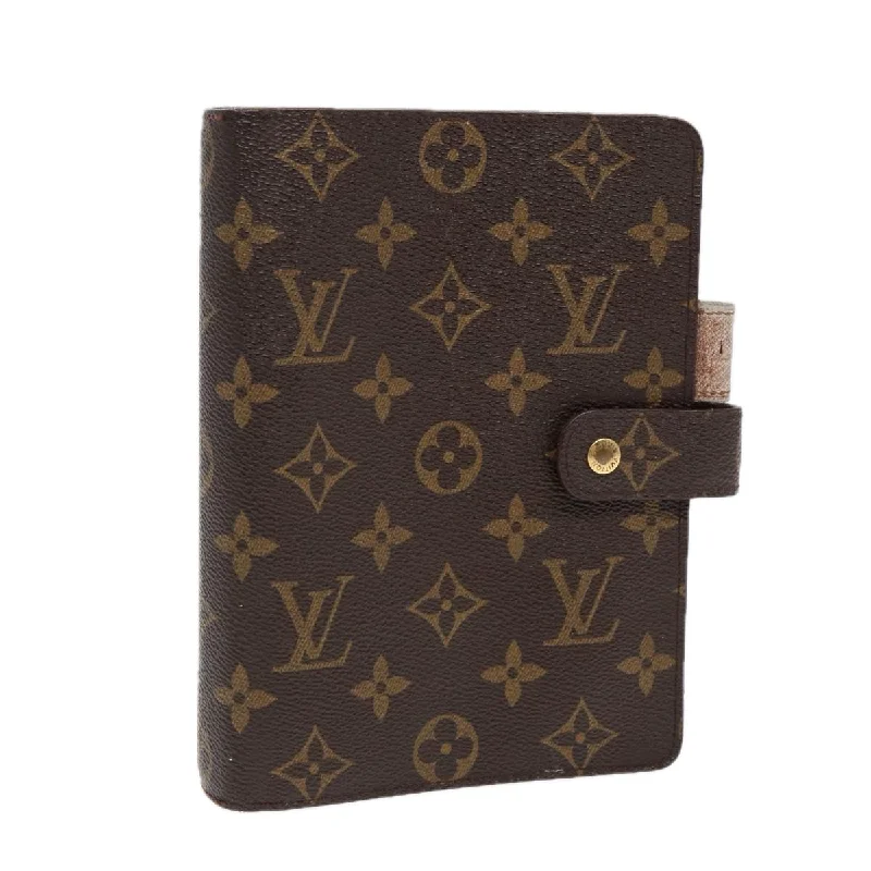 Louis Vuitton bags for eco - friendly consumersLOUIS VUITTON Monogram Agenda MM Day Planner Cover R20105 LV Auth 87917