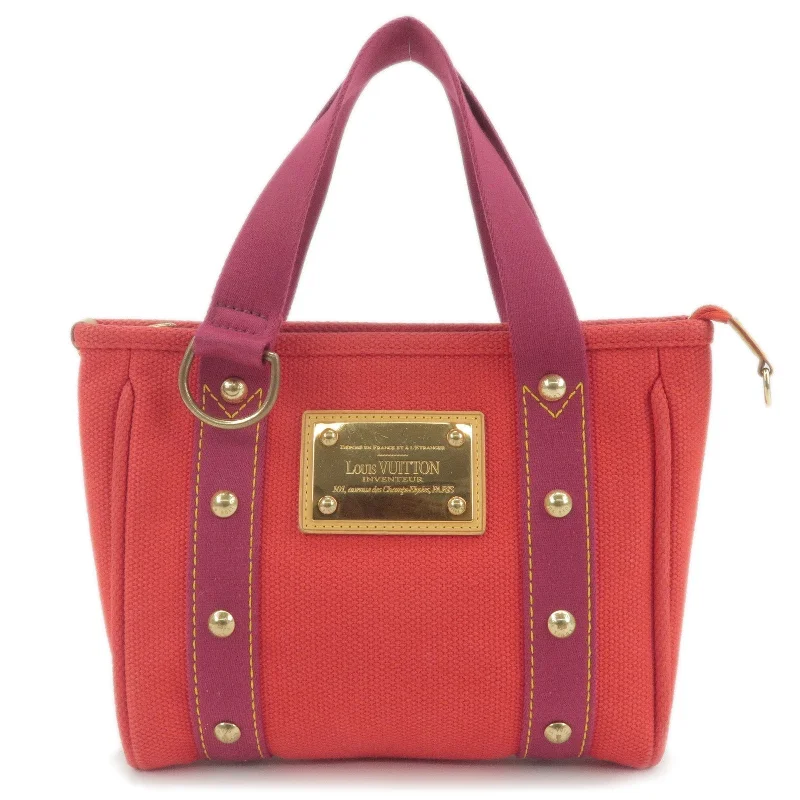 Louis Vuitton bags for tennis playersLouis Vuitton Antigua Cabas PM Hand Bag Rouge Red M40037