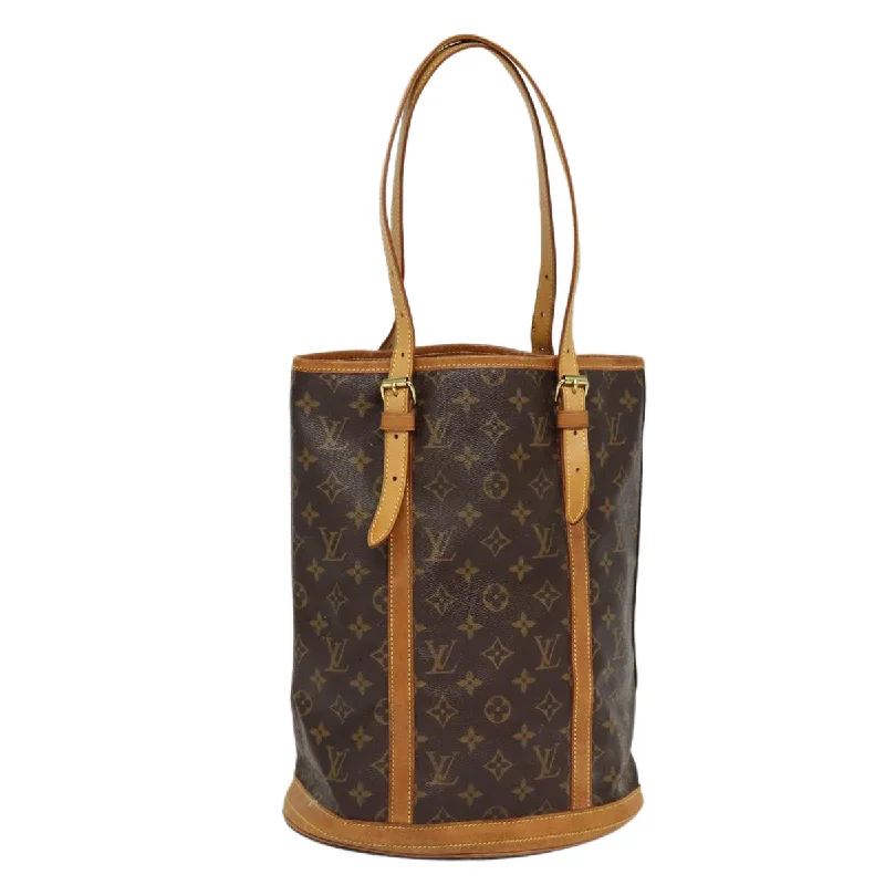 Louis Vuitton bags for equestriansLOUIS VUITTON Monogram Bucket GM Shoulder Bag M42236 LV Auth bs16942