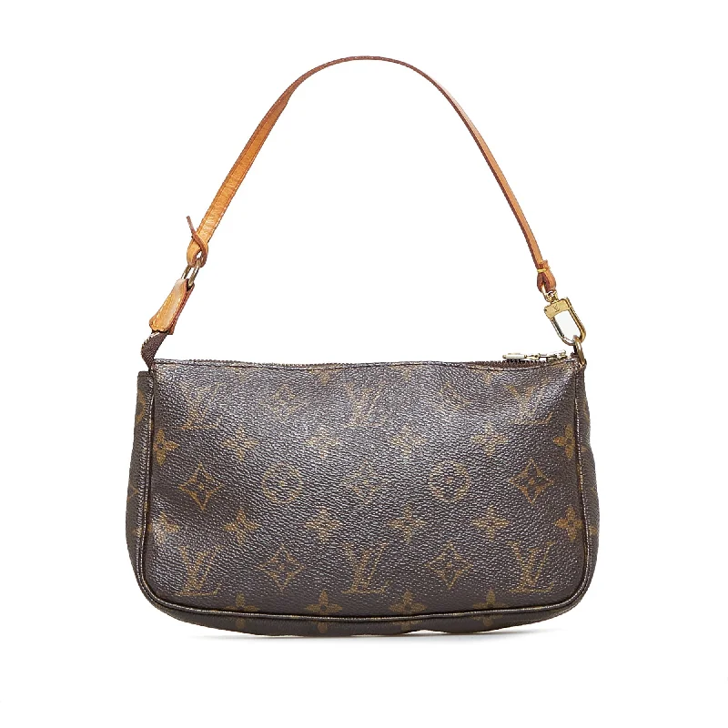 Louis Vuitton bags with leather trimsLouis Vuitton Pochette Accessoires Monogram Canvas