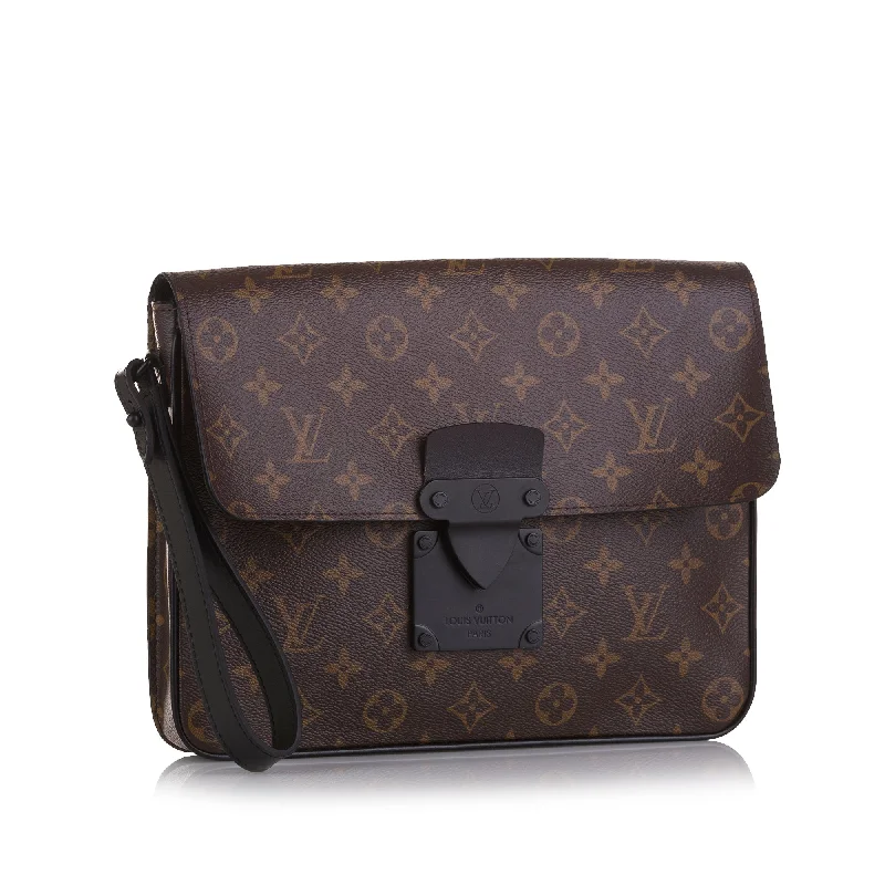 Louis Vuitton bags for art loversLouis Vuitton Macassar S Lock A4 Monogram Canvas