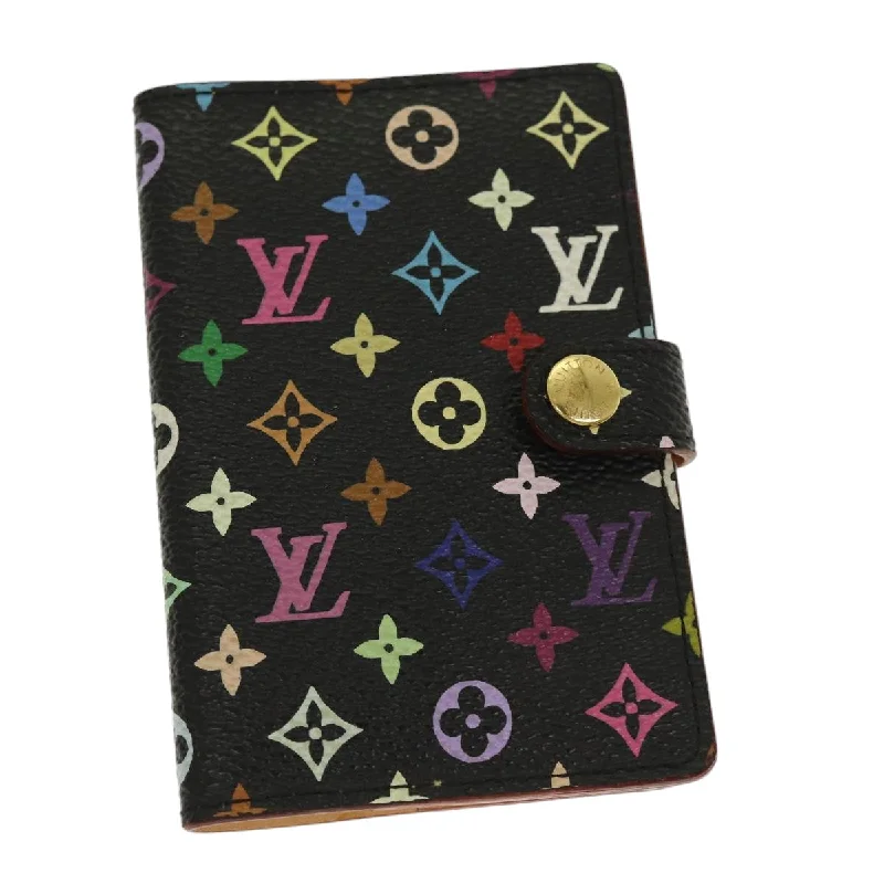 Louis Vuitton bags for cyclistsLOUIS VUITTON Multicolor Carne de Val Agenda Note Cover Black M92652 Auth 87695