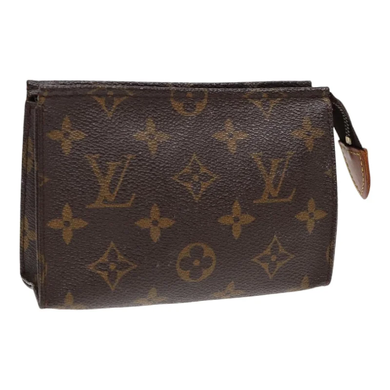 Louis Vuitton bags for business trips abroadLOUIS VUITTON Monogram Poche Toilette 15 Pouch M47546 LV Auth 84465