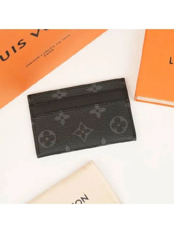 Louis Vuitton bags for graphic designersLouis Vuitton Double Card Holder Monogram Eclipse M62170