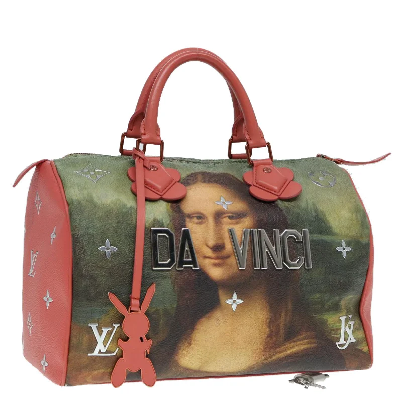 Louis Vuitton bags for hikersLOUIS VUITTON Masters Collection Mona Lisa Speedy 30 Bag M43372 LV Auth 87609A