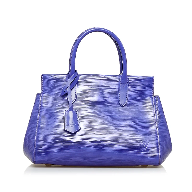 Louis Vuitton bags for minimalistic stylesLouis Vuitton Marly BB Blue Epi