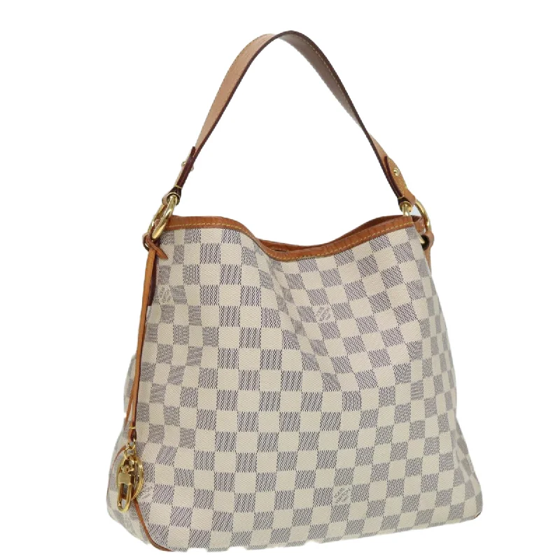 Louis Vuitton bags for office workersLOUIS VUITTON Damier Azur Delightful PM Shoulder Bag N41447 LV Auth 86589