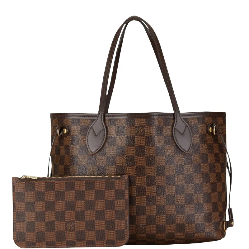 Louis Vuitton bags with gold - toned hardwareLOUIS VUITTON Neverfull PM Tote