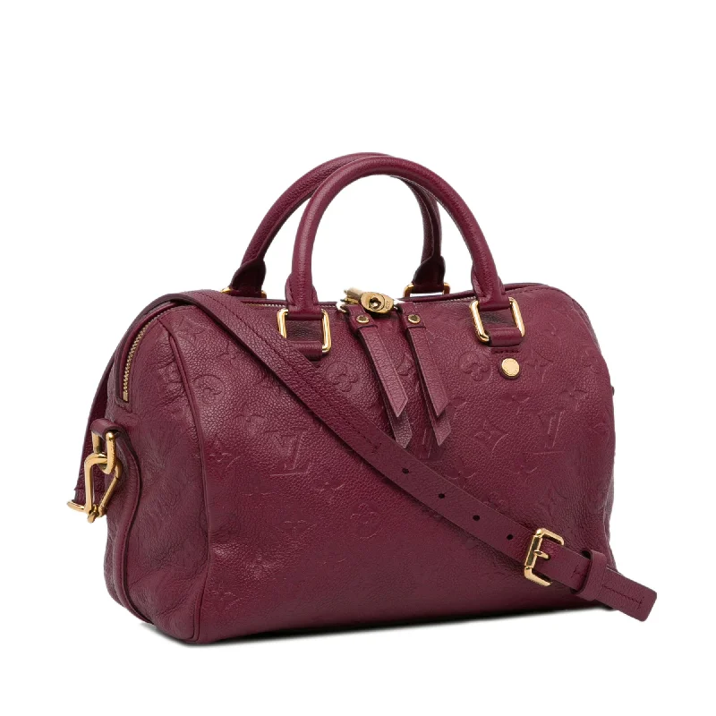 Louis Vuitton bags for engineersLouis Vuitton Speedy Bandoulière 25 Red Monogram Empreinte