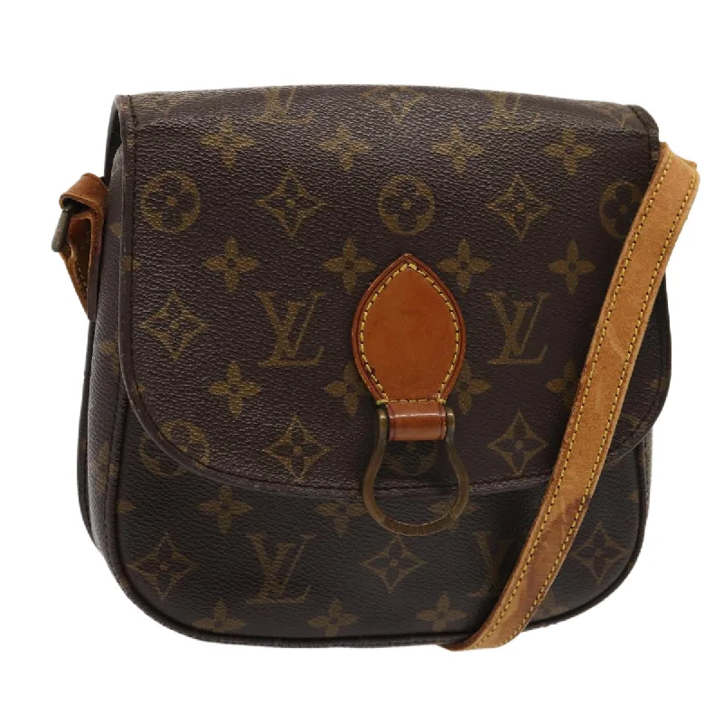 Louis Vuitton bags for newlywedsLOUIS VUITTON Monogram Saint Cloud MM Shoulder Bag M51243 LV Auth 87193