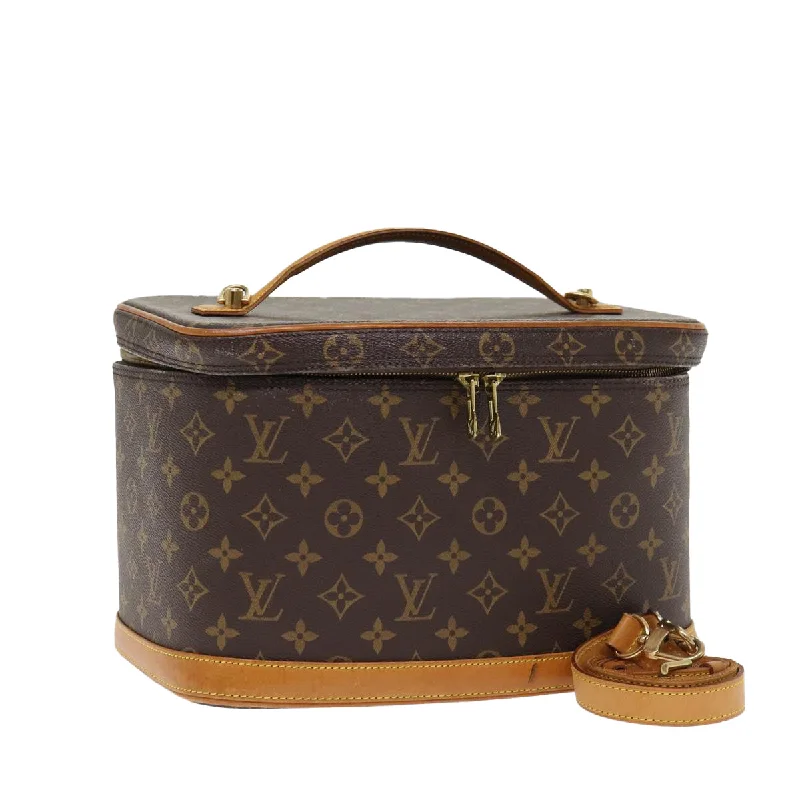 Louis Vuitton bags made of high - quality materialsLOUIS VUITTON Monogram Nice Hand Bag M47280 LV Auth 86473