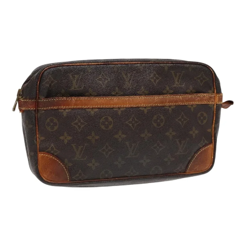 Louis Vuitton bags for college studentsLOUIS VUITTON Monogram Compiegne 28 Clutch Bag M51845 LV Auth 86622