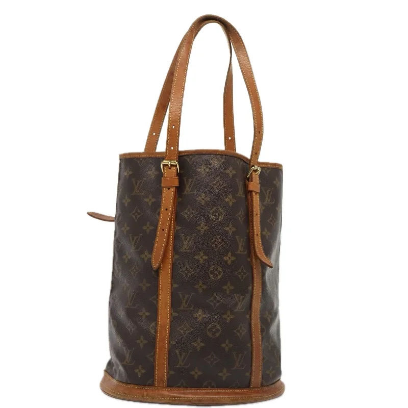 Louis Vuitton bags for winter fashion looksLOUIS VUITTON Monogram Bucket GM Shoulder Bag M42236 LV Auth 84101